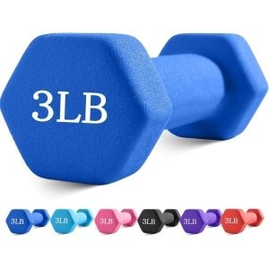 Zesdelige Halters Set met Neoprene Binnenkant - Ideaal voor Krachttraining en Fysiotherapie