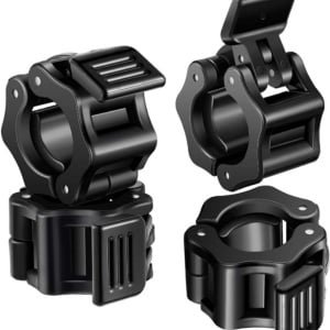 1-inch halterklemmen (2-pack) - Snelsluitingen (Quick Release) voor halters van 1 inch (25 mm) - Set van 2 vergrendelingsklemmen voor fitness, krachttraining en gewichtheffen