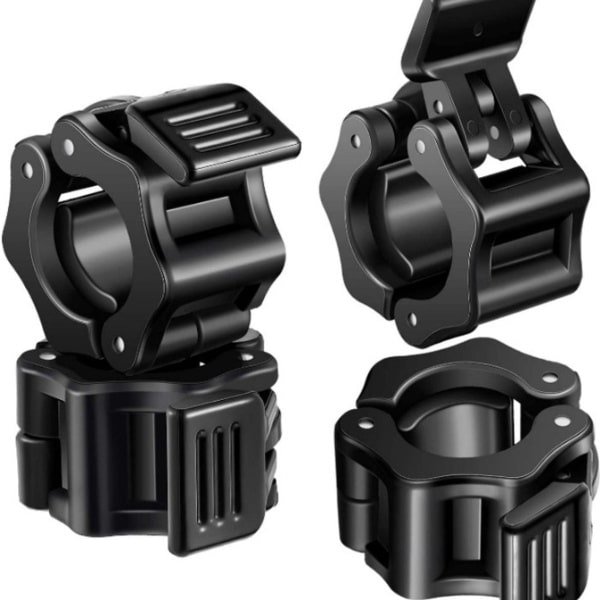 1-inch halterklemmen (2-pack) - Snelsluitingen (Quick Release) voor halters van 1 inch (25 mm) - Set van 2 vergrendelingsklemmen voor fitness, krachttraining en gewichtheffen