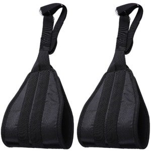 1 paar - Krachttrainingsgordel, zware uitvoering, 100 kg draagvermogen, ophangband voor beenheffingen, fitness, pull-ups, krachttraining, armophangtrainer