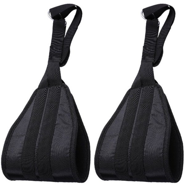 1 paar - Krachttrainingsgordel, zware uitvoering, 100 kg draagvermogen, ophangband voor beenheffingen, fitness, pull-ups, krachttraining, armophangtrainer