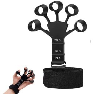1 stuk - Vingerstrektrainer - Hand Trainer - Vingerstretcher - Vinger Training - Finger Trainer - Siliconen Vingertrainer - Geschikt Voor krachttraining, sport, klimmen op rotsen en gitaar