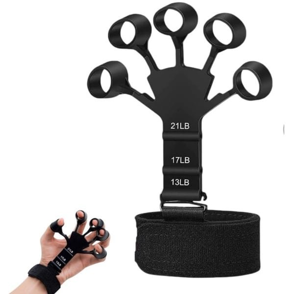 1 stuk - Vingerstrektrainer - Hand Trainer - Vingerstretcher - Vinger Training - Finger Trainer - Siliconen Vingertrainer - Geschikt Voor krachttraining, sport, klimmen op rotsen en gitaar