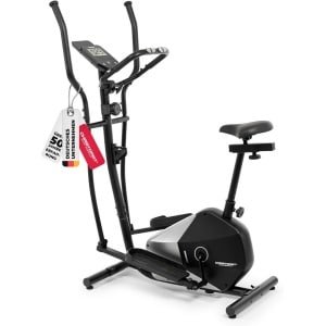 2-in-1 Crosstrainer en Hometrainer met 8 Weerstanden en Hartslagmeting