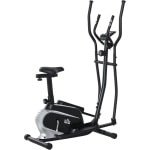 2-in-1 Crosstrainer en Hometrainer met LCD Monitor en 8 Weerstandsniveaus
