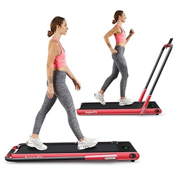 2-in-1 Inklapbare Loopband voor Thuis en Kantoor met Afstandsbediening