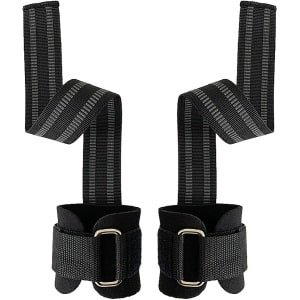 2 sets fitness verhogende banden - polsbeschermers voor gewichtheffen, deadlift, krachttraining - trainingsbanden, voor mannen en vrouwen, sportondersteuningsbanden, pull-up/dumbbell anti-slip en slijtvast training, zwart - stijl 2