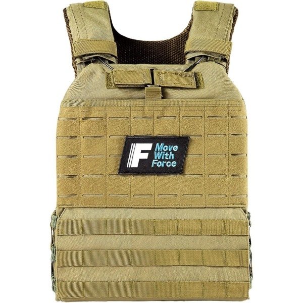 20 kg Gewogen Vest voor Krachttraining en Cardio - Verstelbaar Trainingsvest