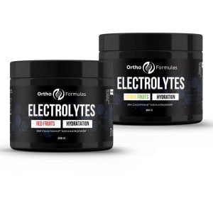 2x Elektrolyten Poeder Voordeelset - 400 gram - 80 doseringen - Geschikt voor Hyrox, Hardlopen & Crossfit - Citrus & Rood fruit