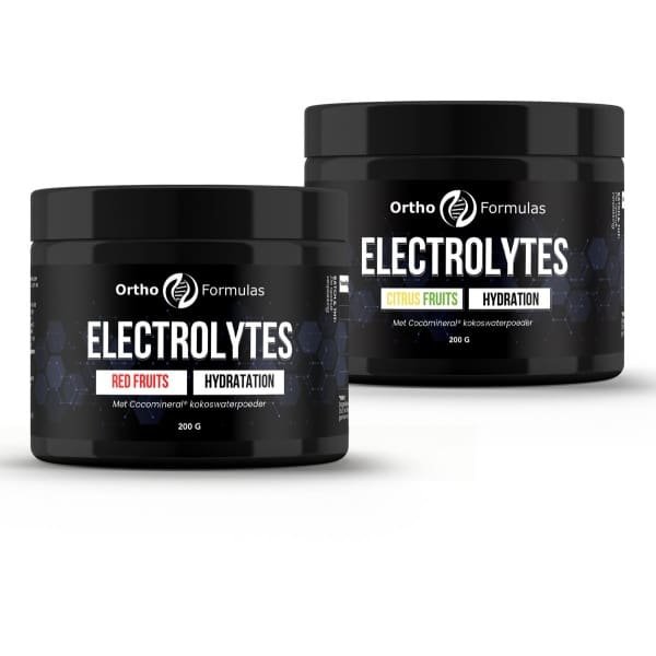 2x Elektrolyten Poeder Voordeelset - 400 gram - 80 doseringen - Geschikt voor Hyrox, Hardlopen & Crossfit - Citrus & Rood fruit