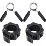 2x Halterklemmen 2,5 cm - Stevige Gewichthef Stangklemmen voor Fitness en Krachttraining