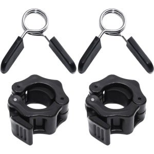 2x Halterklemmen 2,5 cm - Stevige Gewichthef Stangklemmen voor Fitness en Krachttraining