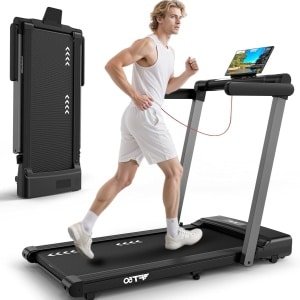 3-In-1 Loopband - Hometrainer - Hardloopband - Wandelmachine - Fitnessapparaat - 12 km/u Snelheid - 2,5 PK Motor - Bluetooth - Inklapbaar - 12 Trainingsprogramma's - Dubbele LED-display - Afstandsbediening