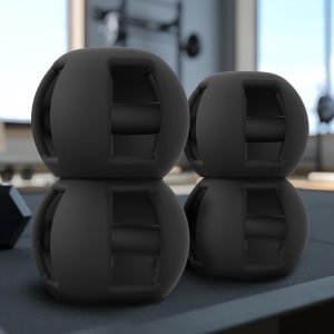 3-in-1 Trainingsmateriaal: Dumbbell, Halter en Medicijnbal voor Krachttraining