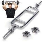 34" Tricep Gewicht Bar voor Krachttraining, Deadlifts en Squats - Duurzaam en Stijlvol Ontwerp