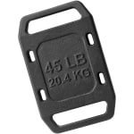 45lb Gietijzeren Ruck Gewicht, Enkele Ruck Plaat, Gewicht Plaat voor Rucken, Krachttraining, Squats, Swings, Gewichtheffen, Fitness Training
