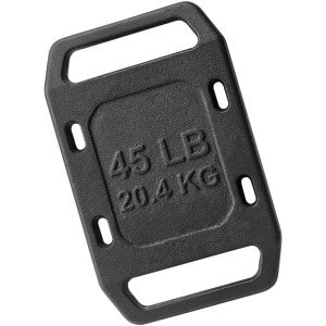 45lb Gietijzeren Ruck Gewicht, Enkele Ruck Plaat, Gewicht Plaat voor Rucken, Krachttraining, Squats, Swings, Gewichtheffen, Fitness Training