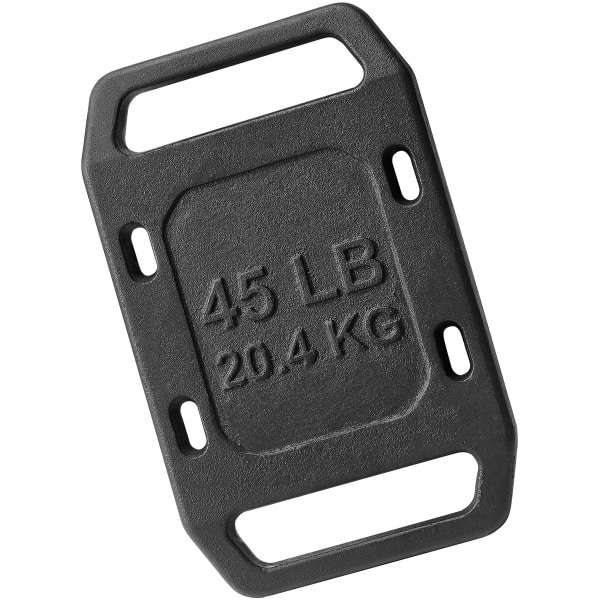 45lb Gietijzeren Ruck Gewicht, Enkele Ruck Plaat, Gewicht Plaat voor Rucken, Krachttraining, Squats, Swings, Gewichtheffen, Fitness Training