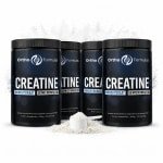 4x 500 gram Creatine Monohydraat Poeder - Spierkracht & Fitness Support - 2000 g - Voordeel Set - 200 Mesh