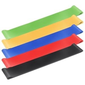 5-delige weerstandsbandenset - Lusweerstandsbanden - Veelzijdige TPE-banden - Ideaal voor thuisfitness, yoga, fysiotherapie en krachttraining