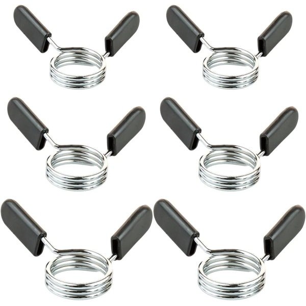 6 stuks halterstangklemmen voor fitnessapparatuur - gewichtheffen en krachttraining