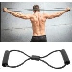 8 Weerstandsbanden Voor Borsttraining en Fitness - Elastische Weerstandstouw voor Krachttraining met Handige Woordweerstand.