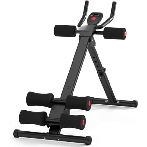 AB Workout Machine - Opvouwbare Buikspier Trainer - Cruncher Fitnessapparaat Voor Krachttraining Thuis - Tot 180KG Belastbaar
