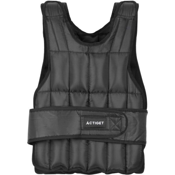 Actiget® Gewichtsvest - Verzwaard Vest - Trainingsvest - Crossfittvest - Hardlopen / Cardio - Verstelbaar - 10 Kg - Zwart