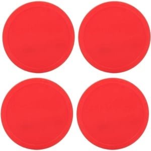 Allecto - Air Hockey Puck - vervanging - kunststof - 4-stuk - tafels - Game Equipment - Familieleven - Krachttraining - Geschikt voor - Air Hockey table - wit