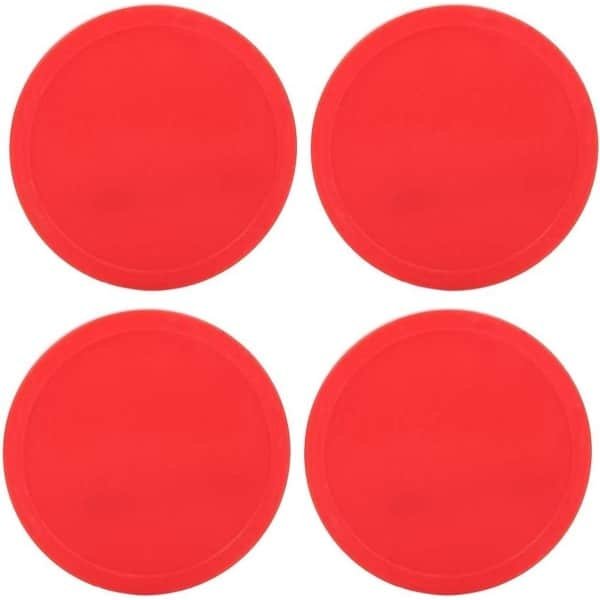 Allecto - Air Hockey Puck - vervanging - kunststof - 4-stuk - tafels - Game Equipment - Familieleven - Krachttraining - Geschikt voor - Air Hockey table - wit