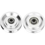 Allecto - Aluminiumlegering Krachttraining Riemschijven - Fitnessapparatuur - Zwart - Uitbreidingen - Accessoires - Geschikt voor alle sportbeoefenaars - Fitness Gym Workout