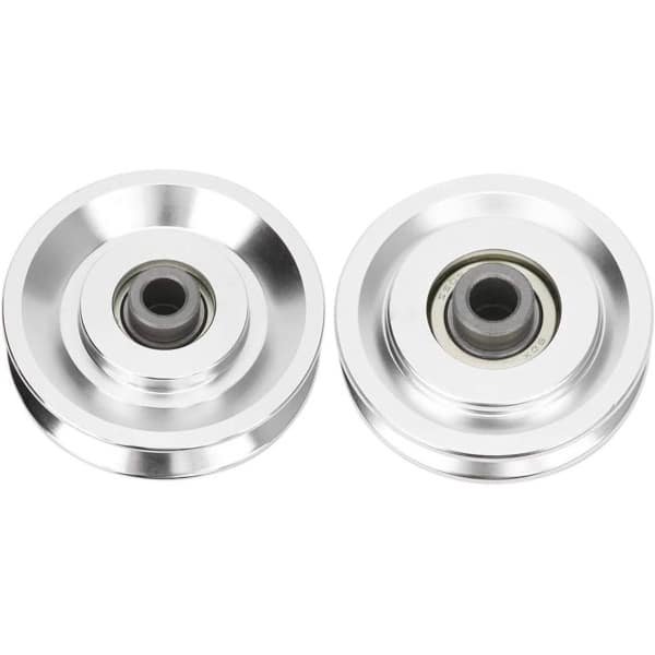 Allecto - Aluminiumlegering Krachttraining Riemschijven - Fitnessapparatuur - Zwart - Uitbreidingen - Accessoires - Geschikt voor alle sportbeoefenaars - Fitness Gym Workout