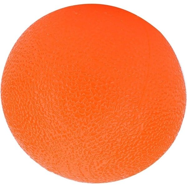 Allecto - Bal voor hand- en vingeroefeningen - Anti-stress - Oranje - Siliconen - Massage - Geschikt voor krachttraining - Handtherapie - Stressbal - Handknijpbal - Orange