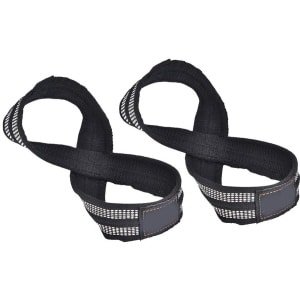 Allecto - Deadlift polsbanden - Gewichtheffen - Duurzaam en comfortabel - Maat M - Voor krachttraining - Geschikt voor fitness - Kleur zwart