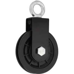 Allecto - Fitness katrol - Krachttraining - Stil nylon wiel - Metalen frame - Oefenapparatuur - Trekkatrol - Gewichthefkatrol - Enkelvoudige lager ...