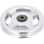 Allecto- Fitness lager riemschijf - Krachttraining accessoires - Draagbaar en duurzaam - Aluminiumlegering - Thuis gym uitrusting - 1 stuk