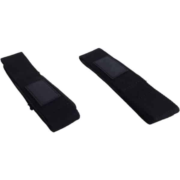 Allecto - Gewichthef Riemen - Fitness - Zwart - Ondersteuning - Polyester - Krachttraining - Geschikt voor Mannen en Vrouwen - 2 Stuks - Deadlift - Sportaccessoires