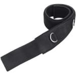 Allecto - Gewichtheffen accessoires - Enkels dijen damesarmbanden - Instelbare krachttraining - Katoen zwart - Beenriem 2D - Gewichtheffen accessoires voor fitness oefening - Geschikt voor dames - Fitness riem [beenband]