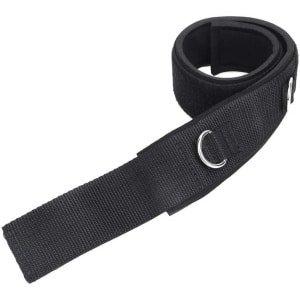 Allecto - Gewichtheffen accessoires - Enkels dijen damesarmbanden - Instelbare krachttraining - Katoen zwart - Beenriem 2D - Gewichtheffen accessoires voor fitness oefening - Geschikt voor dames - Fitness riem [beenband]