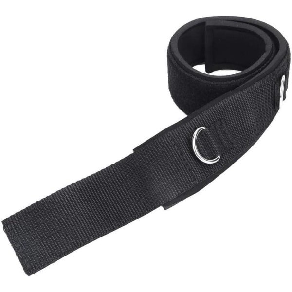 Allecto - Gewichtheffen accessoires - Enkels dijen damesarmbanden - Instelbare krachttraining - Katoen zwart - Beenriem 2D - Gewichtheffen accessoires voor fitness oefening - Geschikt voor dames - Fitness riem [beenband]