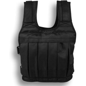 Allecto - Gewichtsvest - Krachttraining - Verstelbaar - 50KG - Oxford-stof - Schokabsorptie - Fitness - Atleten - Zwart