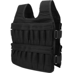 Allecto - Gewogen vest 35KG - Verstelbare - Heren - Fitness - Sport training - Gecomprimeerde - Oxford stoffen - Vesten - Training - Geschikt voor - Mannen - Zwart - Gewichtsvest - Krachttraining - Bodybuilding