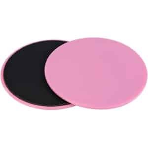 Allecto - Gliding Fitness schijf - Fitness oefeningen - Roze - Kernversterking - Crossfit - Zwarte kern - Geschikt voor thuisgebruik - Roze model - Fitnessschijf voor thuisoefeningen (Roze)