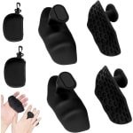 Allecto - Gym Handschoenen - Ergonomische Fitness Grips - Blisterbescherming - Ademend Design - Quick Release - Geschikt voor Krachttraining - Zwart