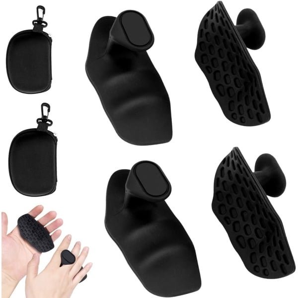 Allecto - Gym Handschoenen - Ergonomische Fitness Grips - Blisterbescherming - Ademend Design - Quick Release - Geschikt voor Krachttraining - Zwart