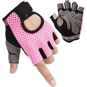 Allecto - Gymhandschoenen - Ademend ontwerp - Veilig en comfortabel - Bescherming en grip - Fitness en krachttraining - Geschikt voor bodybuilding ...