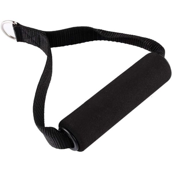 Allecto - Heavy Duty Pull Rope - Fitness Accessoire - Zwart - 70kg Belastbaarheid - Home Gym Training - Triceps Touw - Geschikt voor Krachttraining...