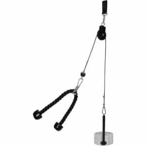 Allecto - Kabel Fitness Armtrainer - Krachttraining Thuis - Zwart - Kabel Katrol Fitness - Geschikt voor Thuisgebruik - Zwart Model ® Kabel Fitness, Fitness Armtrainer Kabel, Kabel Katrol Fitness, Krachttraining Thuis, Fitness Toestellen voor Thuis.