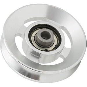 Allecto - Katrol voor krachttraining - Accessoires voor thuisgymnastiek - Aluminiumlegering - Geschikt voor thuisgebruik - Zwart-Katrol voor krachttraining, accessoires voor thuisgymnastiek, krachttraining accessoires met 90 mm diameter.