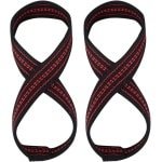 Allecto - Krachtige riem - Polsbeschermers - Neopreen - Bescherming handen - Krachttraining - Geschikt voor fitness - Zwart Krachtriem, polsbeschermers voor krachttraining, figuur 8 krachttraining riemen ter bescherming van de handen.